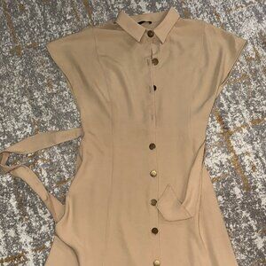 Womens Dress Beige